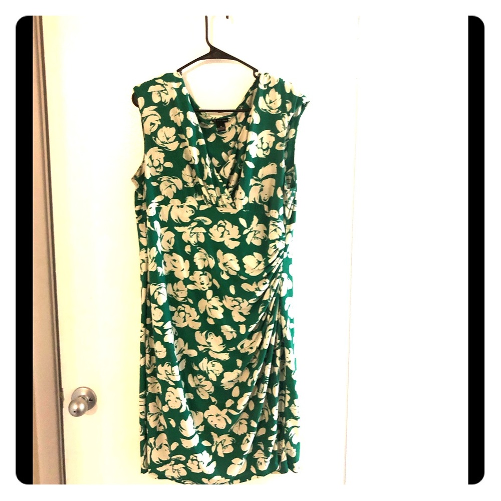 New Directions Floral Print Dress